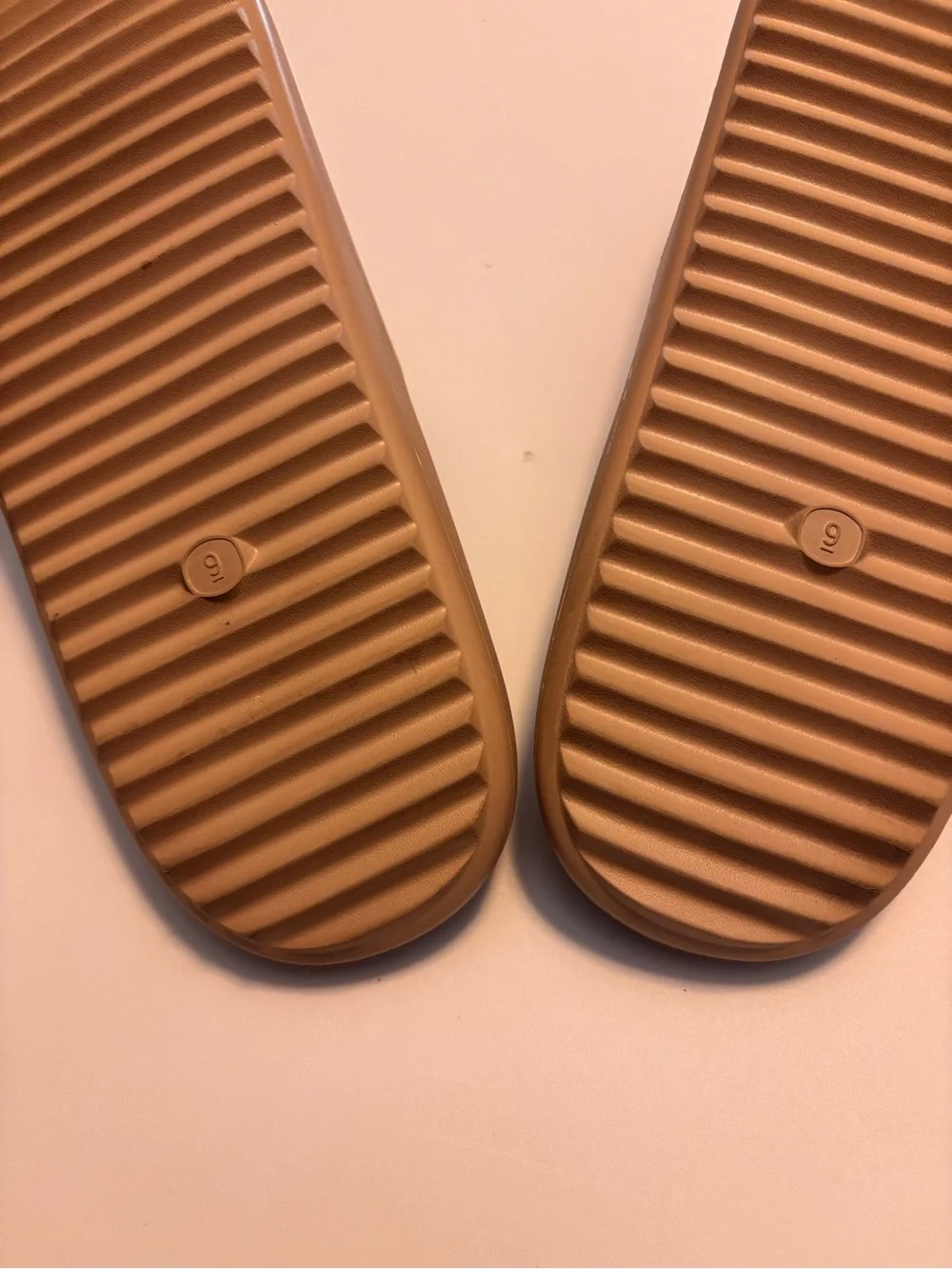 Goodfellow & Co Tan Minimalist Slide Sandals